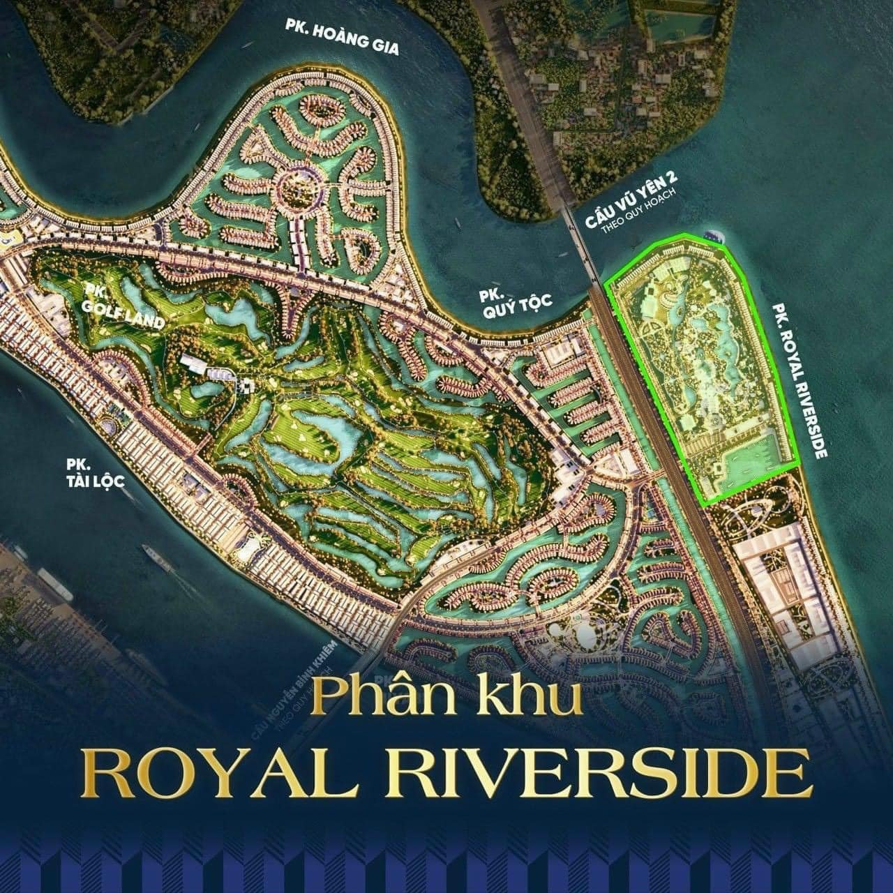 Phân khu Royal Riverside - Vinhomes Vũ Yên Hải Phòng