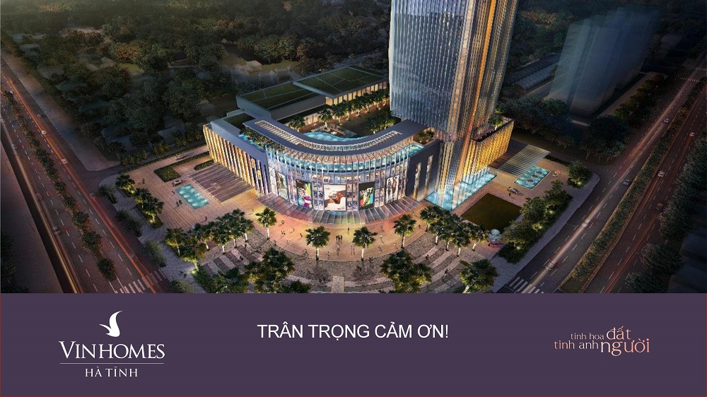 Tổng thể dự án Vincom  Hà Tĩnh sẽ mang tới một cái nhìn mới về 1 Thành Phố Bắc Trung Bộ