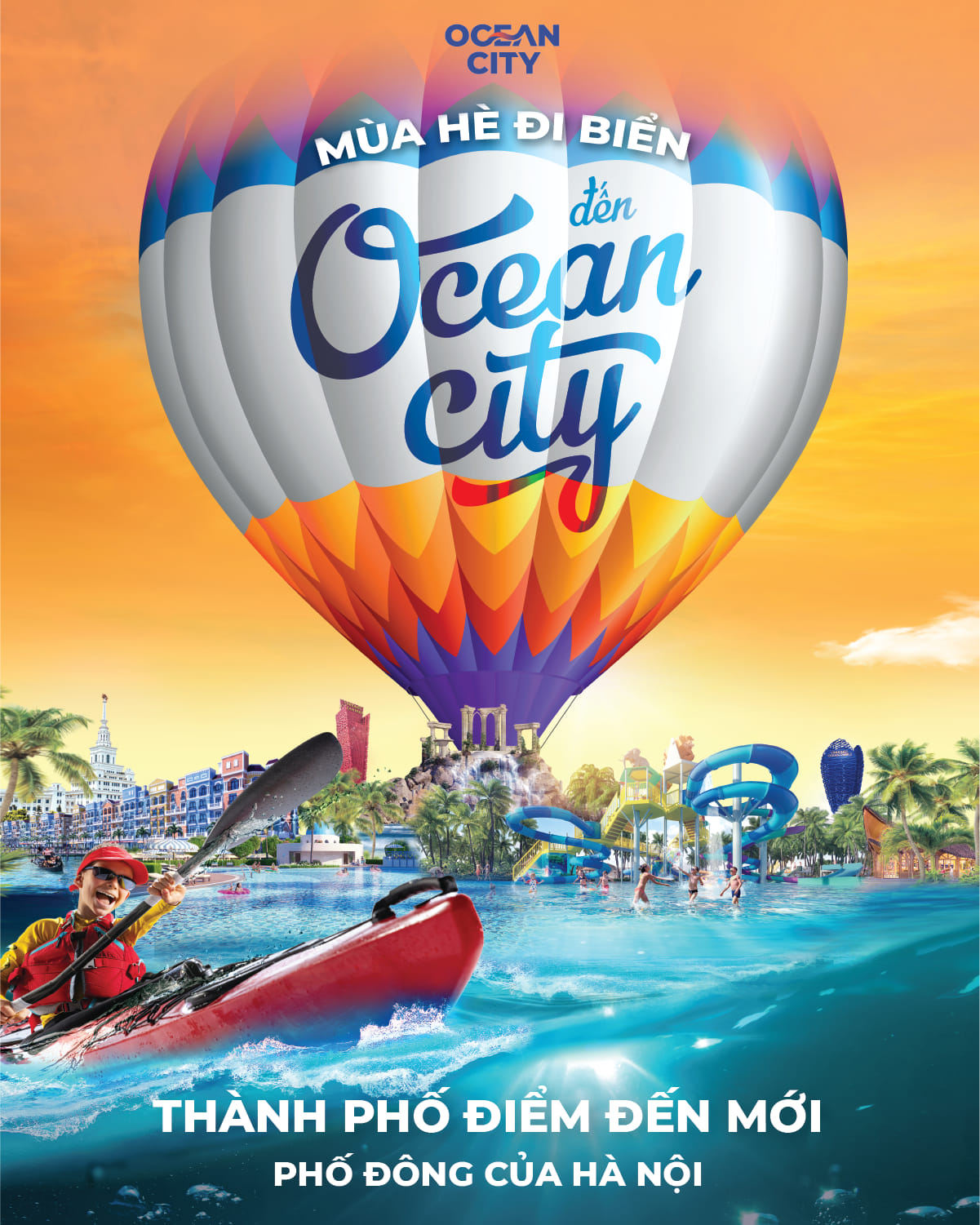 Mùa hè đi biển đến Ocean City - Thành phố điểm đến mới phố đông Hà Nội