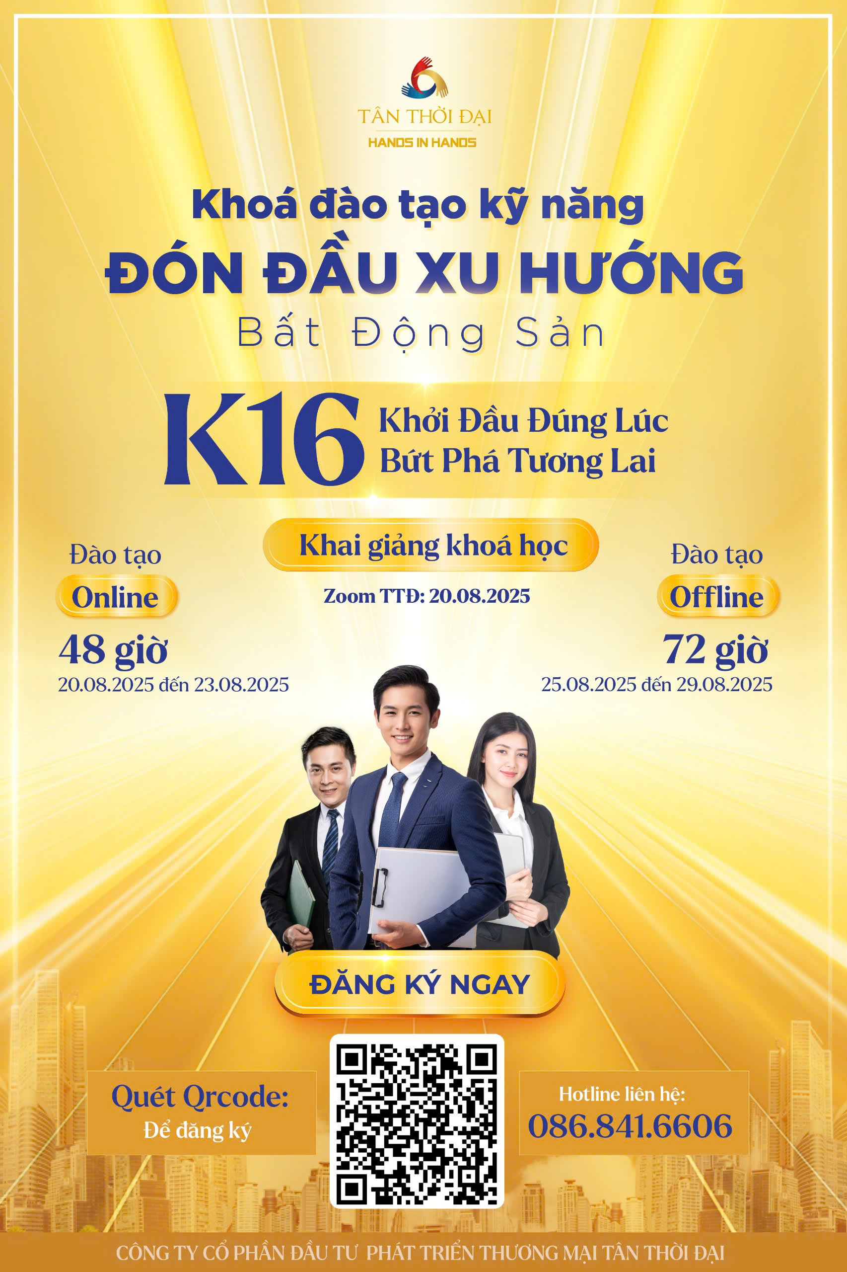 ĐÀO TẠO KỸ NĂNG ĐÓN ĐẦU XU HƯỚNG BẤT ĐỘNG SẢN