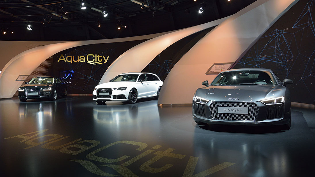 Bảo tàng xe hơi AquaCity : Nơi phô diễn sự giàu có và thịnh vượng của thành phố tương lai