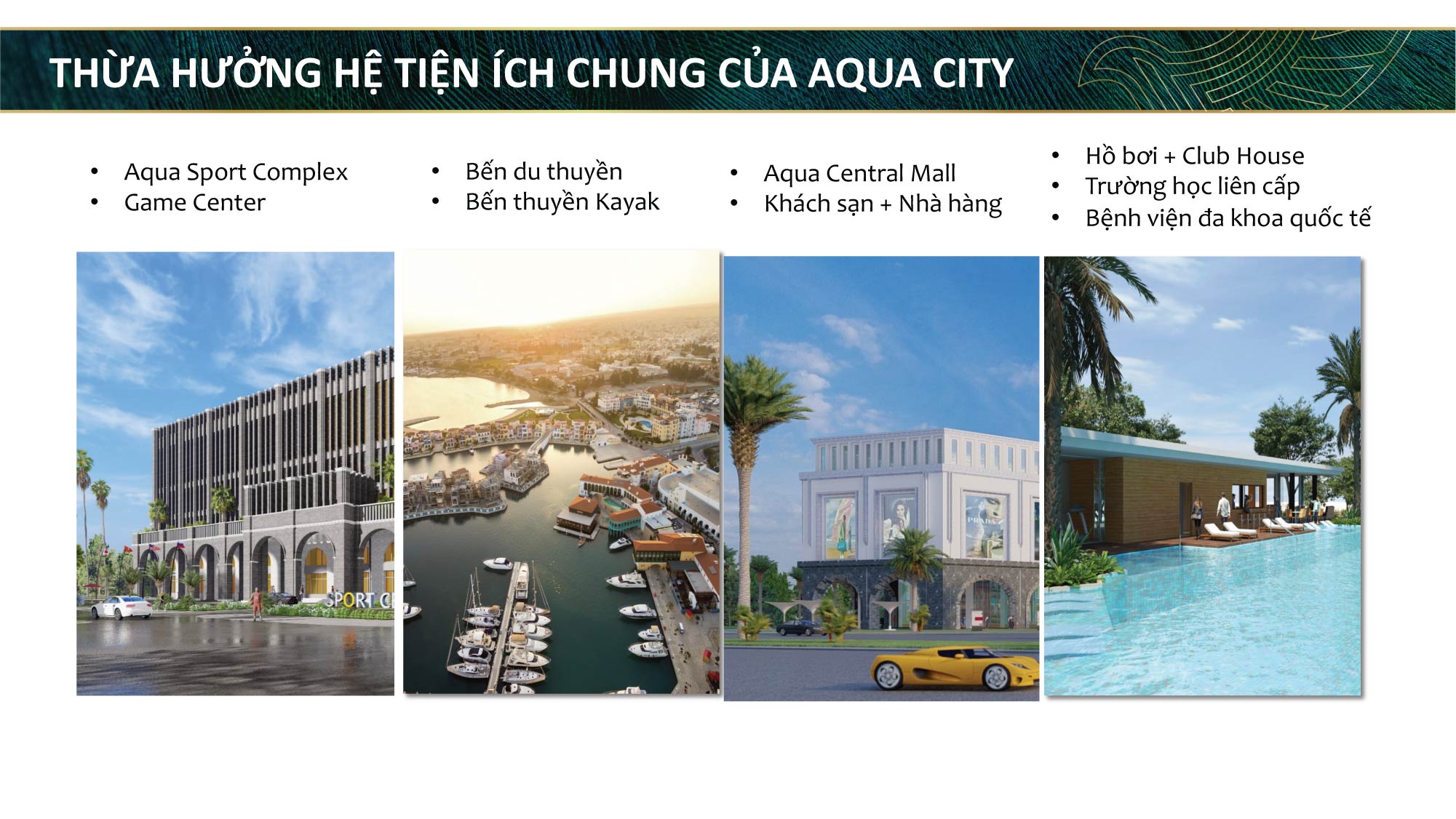 Hệ tiện ích chung của dự án Aqua City