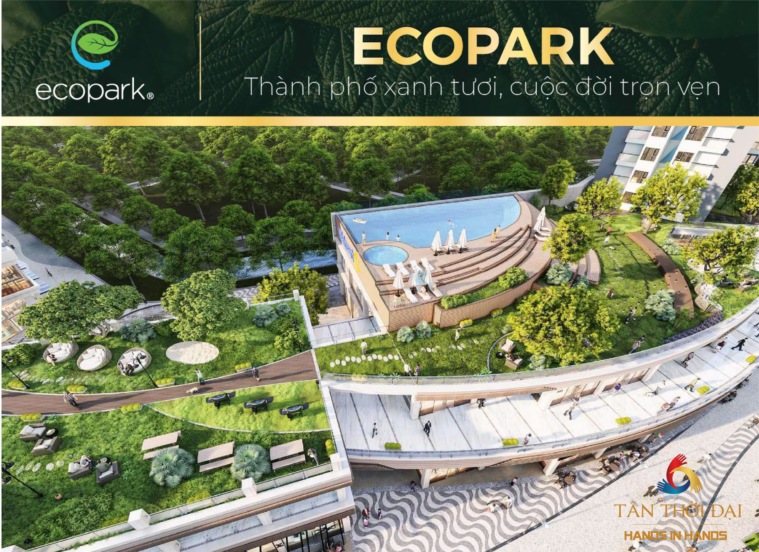 Phối cảnh tổng toà S3 Ecopark Sky Oasis