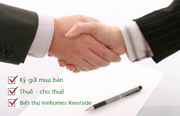Ký gửi mua bán - Thuê cho thuê biệt thự Vinhomes Riverside