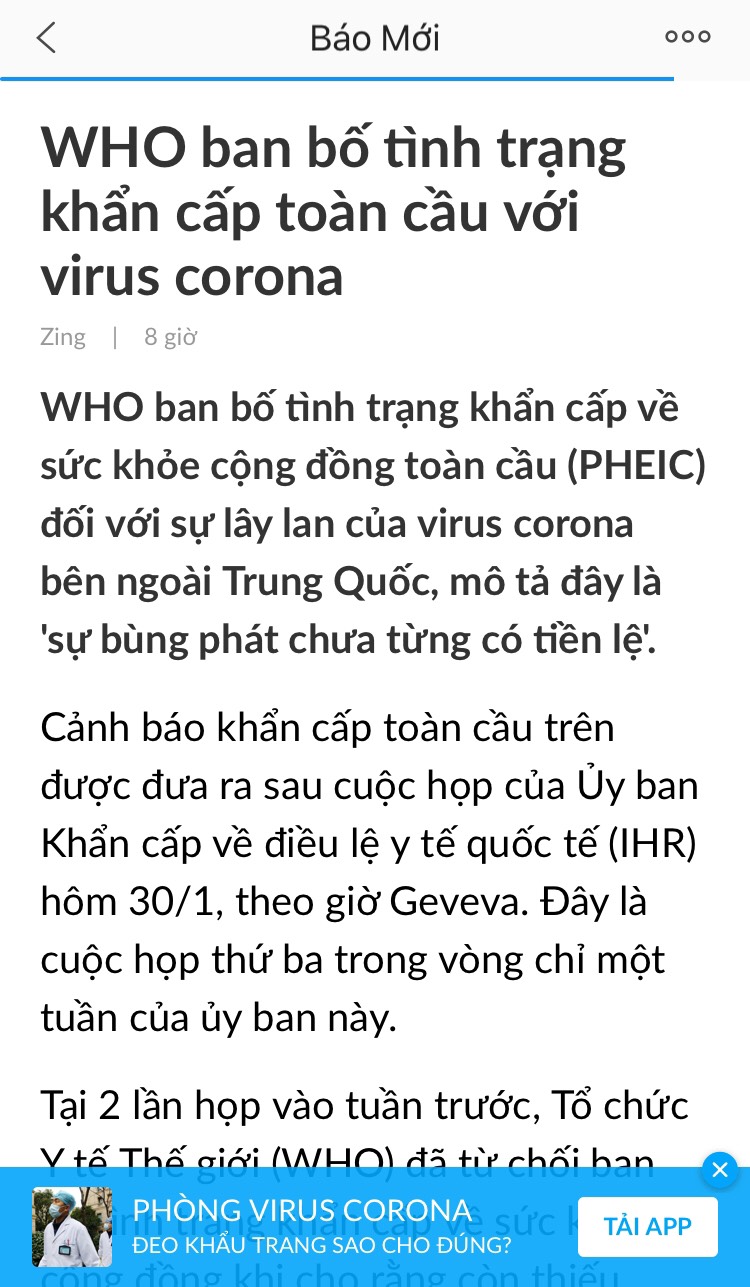 Virus Corona và Vinhomes