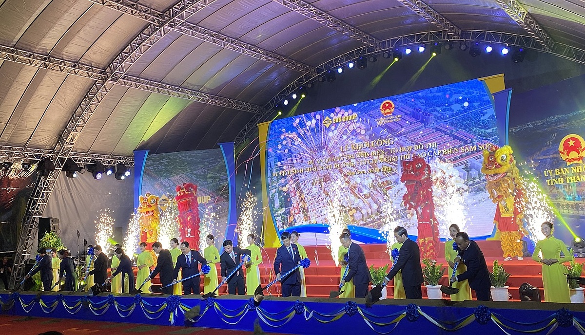 Sun Group khởi công dự án quảng trường biển Sầm Sơn